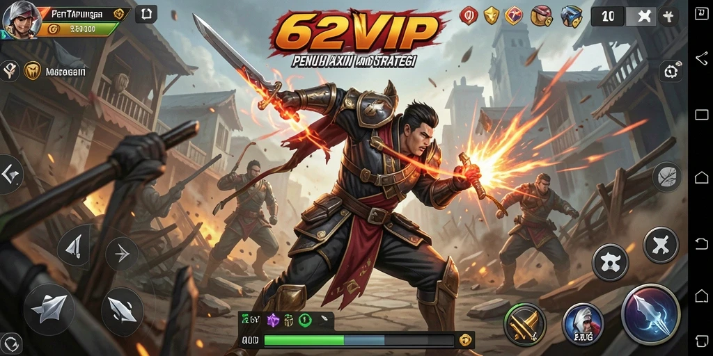 Screenshot utama 62VIP menampilkan aksi bertarung yang mendebarkan dan grafis yang menawan.