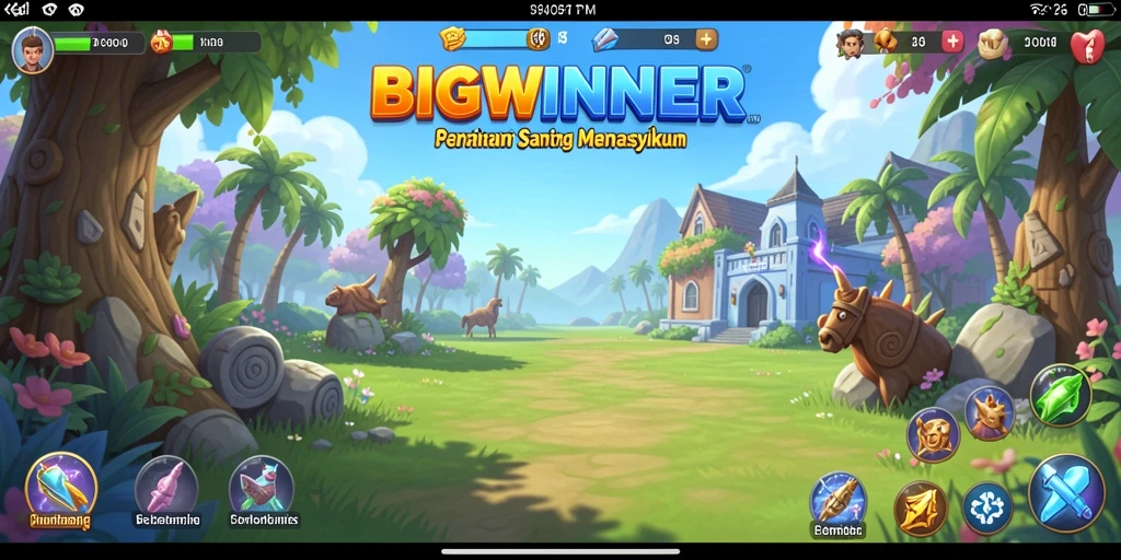 Screenshot gameplay BIGWINNER yang menampilkan keseruan bermain.