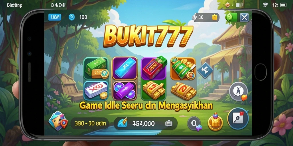 Tampilan screenshot BUKIT777 dengan gameplay Idle yang menarik.
