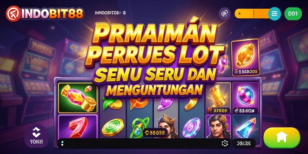 Screenshot gameplay slot INDOBIT88 dengan tampilan menarik.