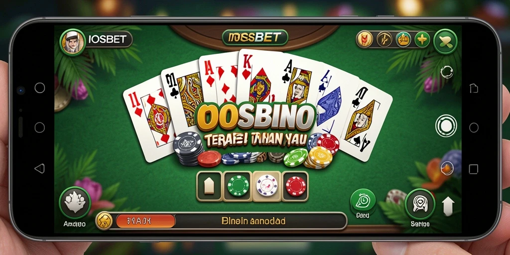 Tangkapan layar menunjukkan gameplay seru di IOSBET saat bermain Domino.