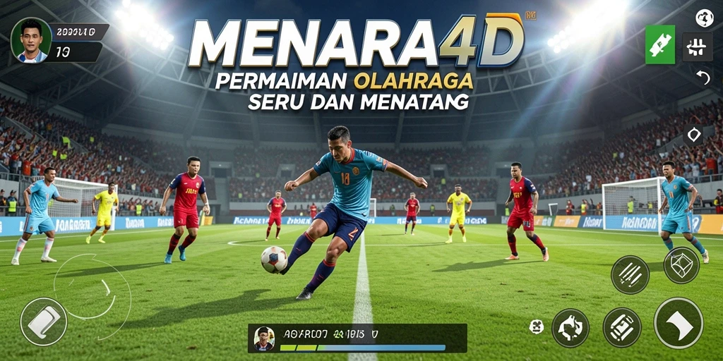 Tampilan gameplay MENARA4D yang kompetitif dan menarik.