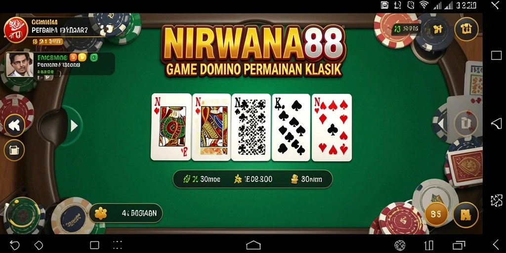 Menampilkan gameplay seru dan strategi dalam Domino.